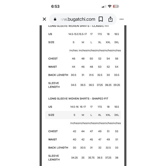 Bugatchi UOMO Classic Fit Button Down Shirt Long Sleeve Flip Cuffs Mens Sz M - Picture 4 of 10